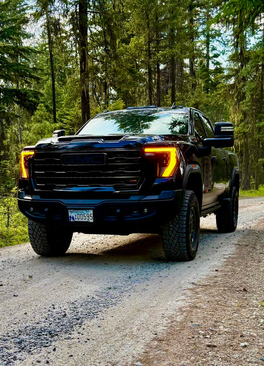 2024-2025 GMC Sierra 2500/3500 Amber switchback DRL kit